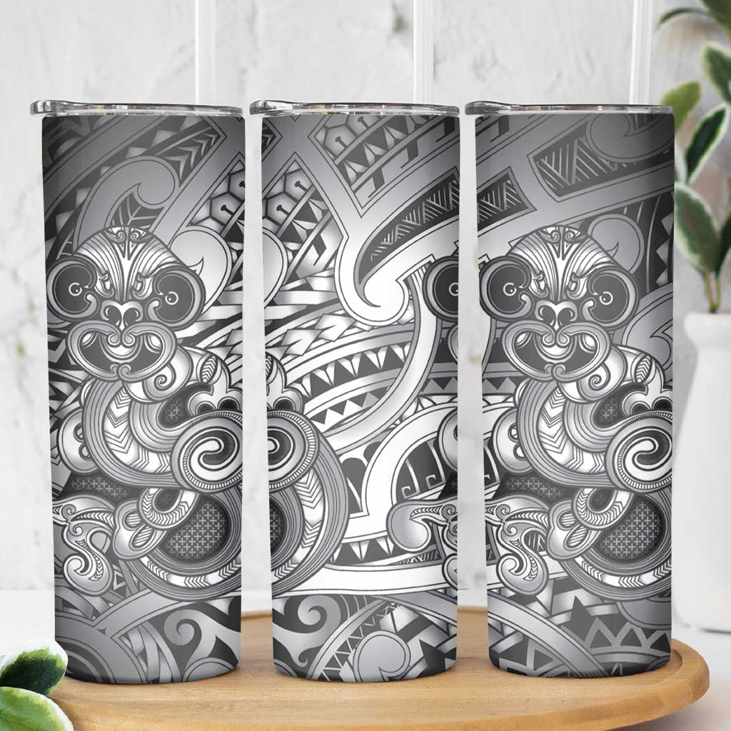 Aotearoa Maori Hei Tiki Skinny Tumbler Kiwikiwi Kowhaiwhai Puhoro Motif LT9 - Polynesian Pride