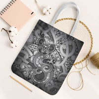 Aotearoa Maori Hei Tiki Tote Bag Kiwikiwi Kowhaiwhai Puhoro Motif