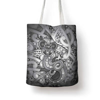 Aotearoa Maori Hei Tiki Tote Bag Kiwikiwi Kowhaiwhai Puhoro Motif