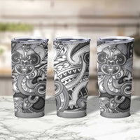 Aotearoa Maori Hei Tiki Tumbler Cup Kiwikiwi Kowhaiwhai Puhoro Motif