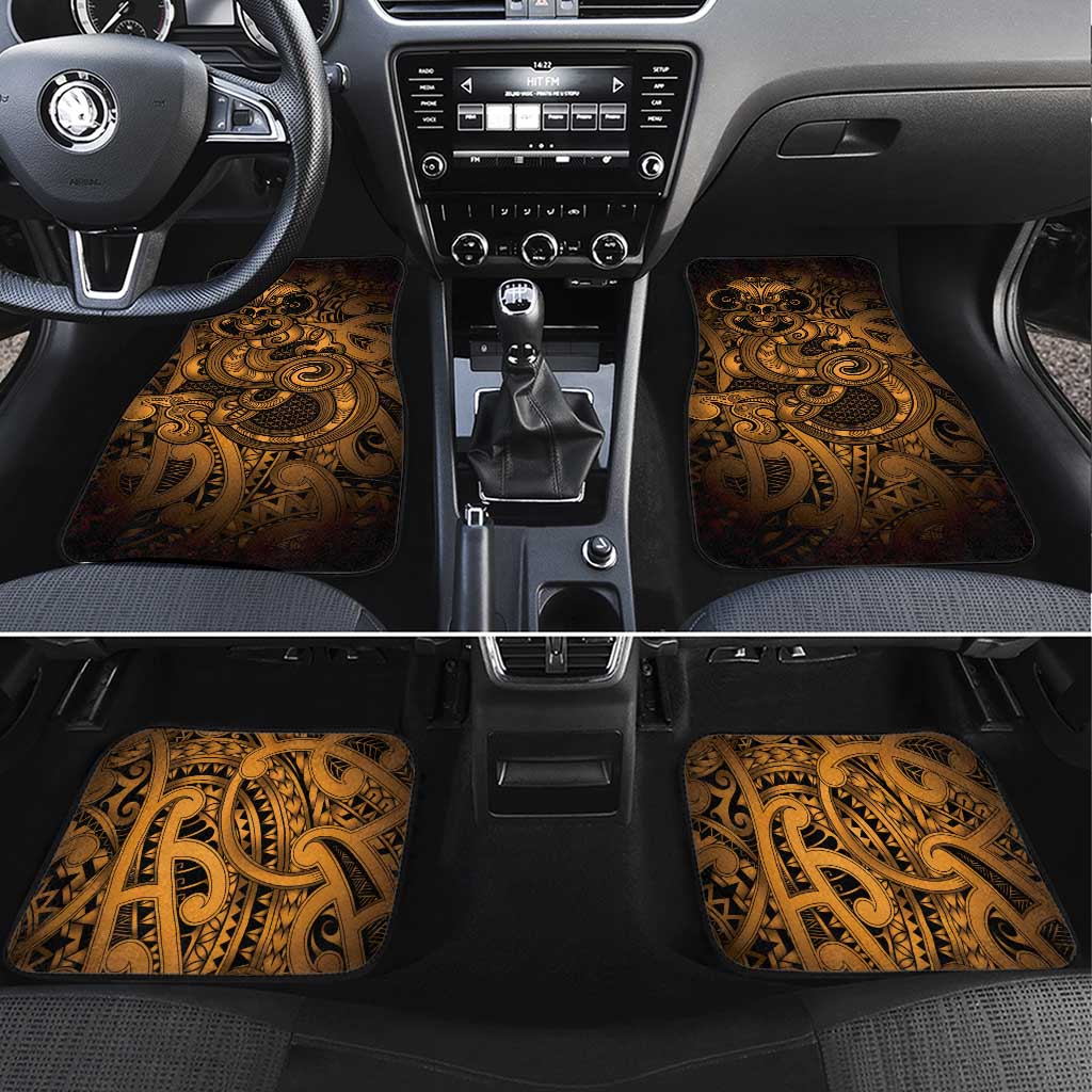 Aotearoa Maori Hei Tiki Car Mats Koura Kowhaiwhai Puhoro Motif