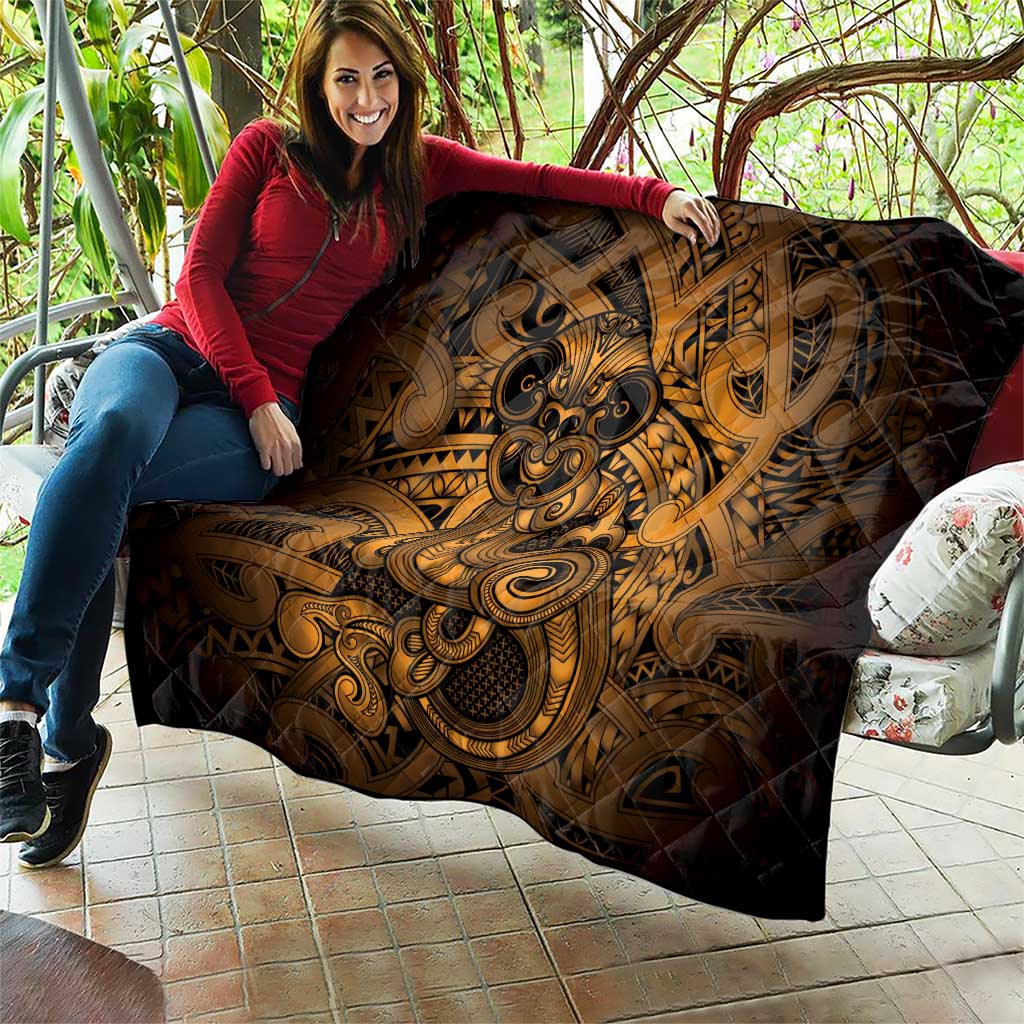 Aotearoa Maori Hei Tiki Quilt Koura Kowhaiwhai Puhoro Motif