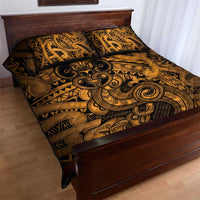 Aotearoa Maori Hei Tiki Quilt Bed Set Koura Kowhaiwhai Puhoro Motif