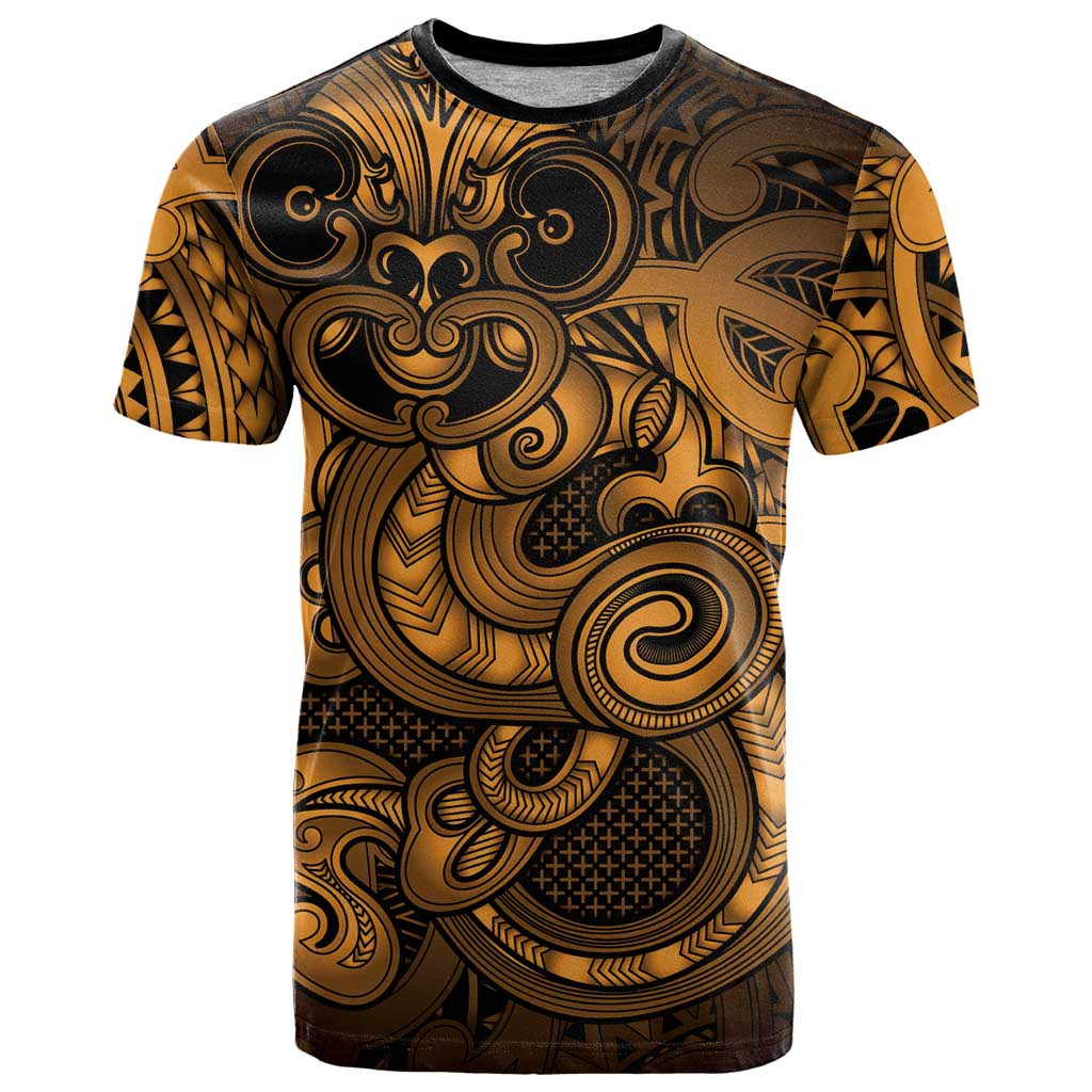 Aotearoa Maori Hei Tiki T Shirt Koura Kowhaiwhai Puhoro Motif