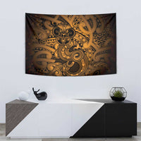 Aotearoa Maori Hei Tiki Tapestry Koura Kowhaiwhai Puhoro Motif