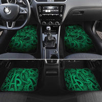 Aotearoa Maori Hei Tiki Car Mats Kakariki Kowhaiwhai Puhoro Motif