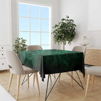 Aotearoa Maori Hei Tiki Tablecloth Kakariki Kowhaiwhai Puhoro Motif