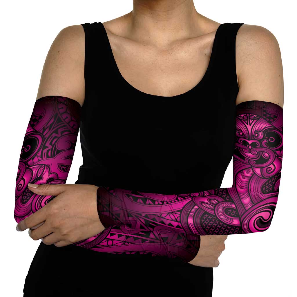 Aotearoa Maori Hei Tiki Arm Sleeves Mawhero Kowhaiwhai Puhoro Motif