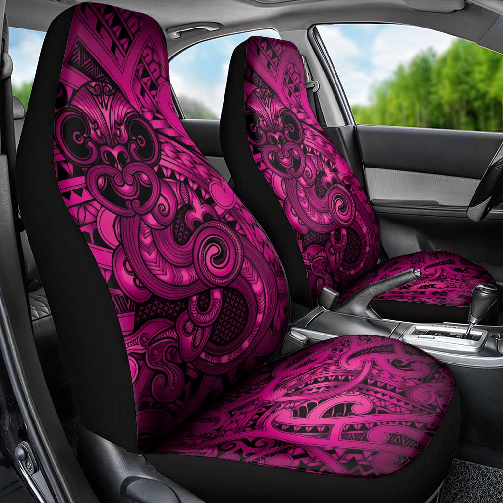 Aotearoa Maori Hei Tiki Car Seat Cover Mawhero Kowhaiwhai Puhoro Motif LT9 - Polynesian Pride