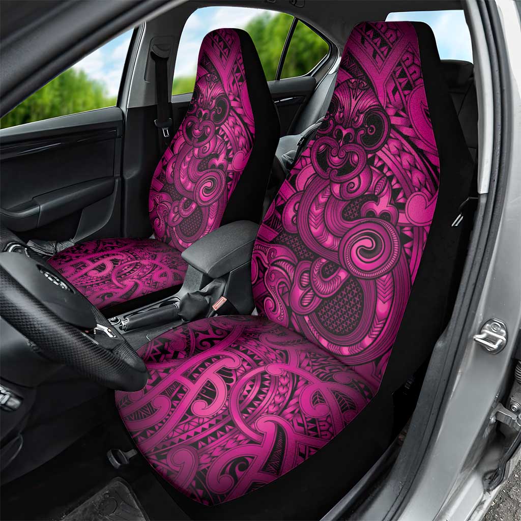 Aotearoa Maori Hei Tiki Car Seat Cover Mawhero Kowhaiwhai Puhoro Motif LT9 - Polynesian Pride