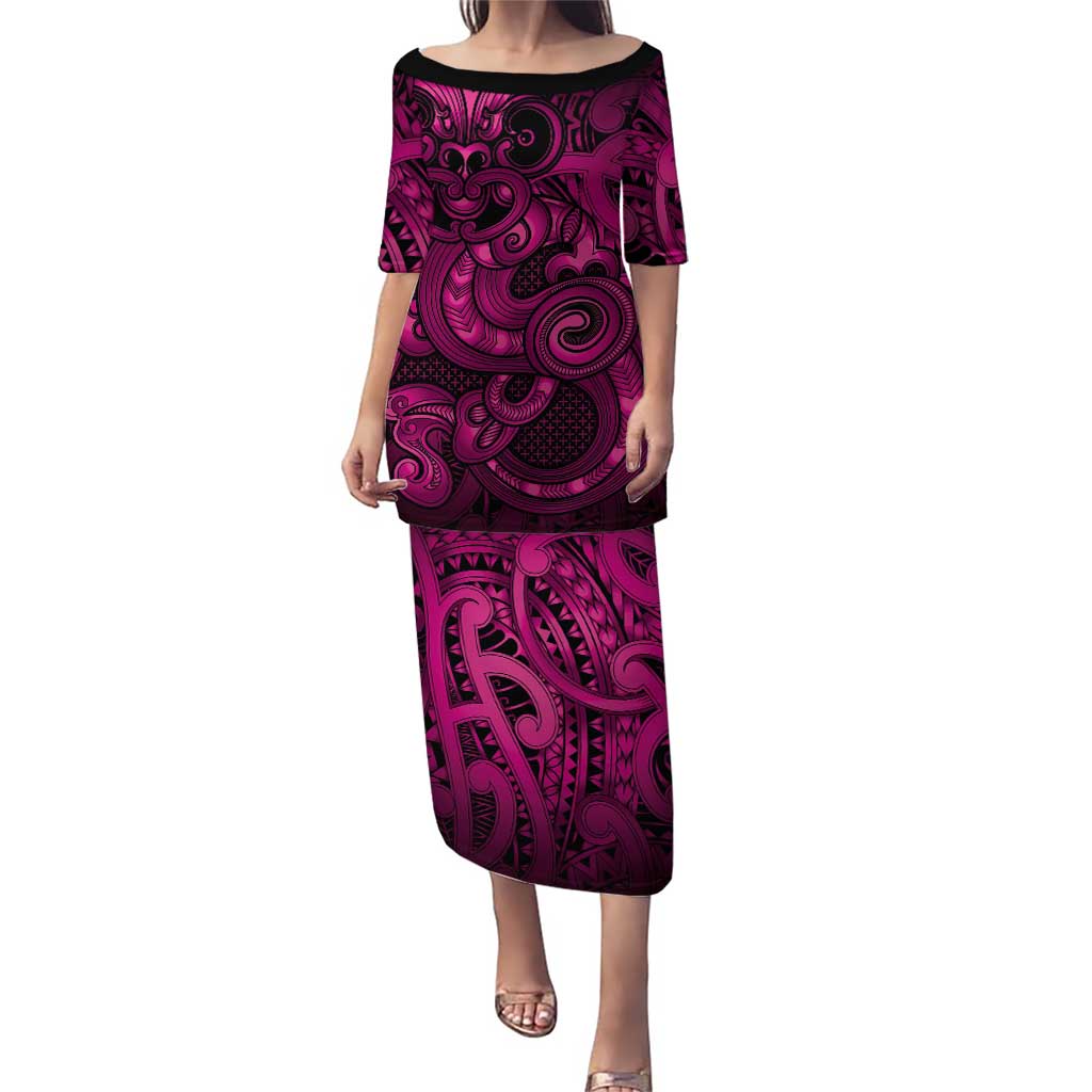 Aotearoa Maori Hei Tiki Puletasi Mawhero Kowhaiwhai Puhoro Motif
