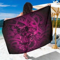 Aotearoa Maori Hei Tiki Sarong Mawhero Kowhaiwhai Puhoro Motif