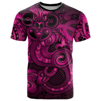 Aotearoa Maori Hei Tiki T Shirt Mawhero Kowhaiwhai Puhoro Motif