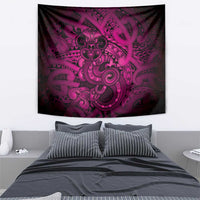 Aotearoa Maori Hei Tiki Tapestry Mawhero Kowhaiwhai Puhoro Motif LT9 - Polynesian Pride