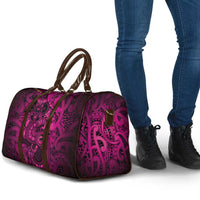Aotearoa Maori Hei Tiki Travel Bag Mawhero Kowhaiwhai Puhoro Motif