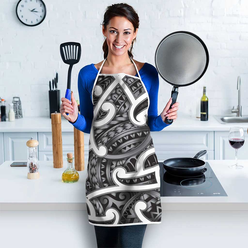 Aotearoa Maori Kowhaiwhai Apron Kiwikiwi Puhoro and Patiki