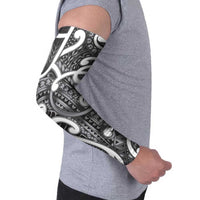 Aotearoa Maori Kowhaiwhai Arm Sleeves Kiwikiwi Puhoro and Patiki