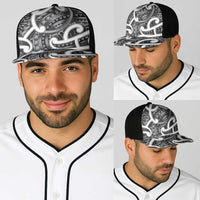 Aotearoa Maori Kowhaiwhai Baseball Net Cap Kiwikiwi Puhoro and Patiki