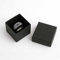 Aotearoa Maori Kowhaiwhai Classic Ring Kiwikiwi Puhoro and Patiki
