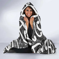 Aotearoa Maori Kowhaiwhai Hooded Blanket Kiwikiwi Puhoro and Patiki