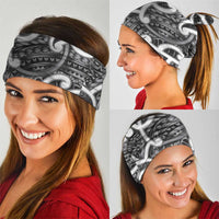 Aotearoa Maori Kowhaiwhai Neck Gaiter Kiwikiwi Puhoro and Patiki