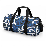 Aotearoa Maori Kowhaiwhai Duffle Bag Kikorangi Puhoro and Patiki LT9 - Polynesian Pride