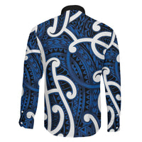 Aotearoa Maori Kowhaiwhai Family Matching Mermaid Dress and Hawaiian Shirt Kikorangi Puhoro and Patiki LT9 - Polynesian Pride