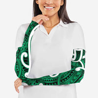 Aotearoa Maori Kowhaiwhai Arm Sleeves Kakariki Puhoro and Patiki