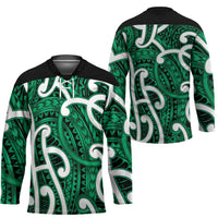 Aotearoa Maori Kowhaiwhai Hockey Jersey Kakariki Puhoro and Patiki