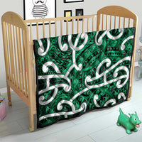 Aotearoa Maori Kowhaiwhai Quilt Kakariki Puhoro and Patiki