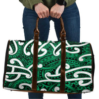 Aotearoa Maori Kowhaiwhai Travel Bag Kakariki Puhoro and Patiki