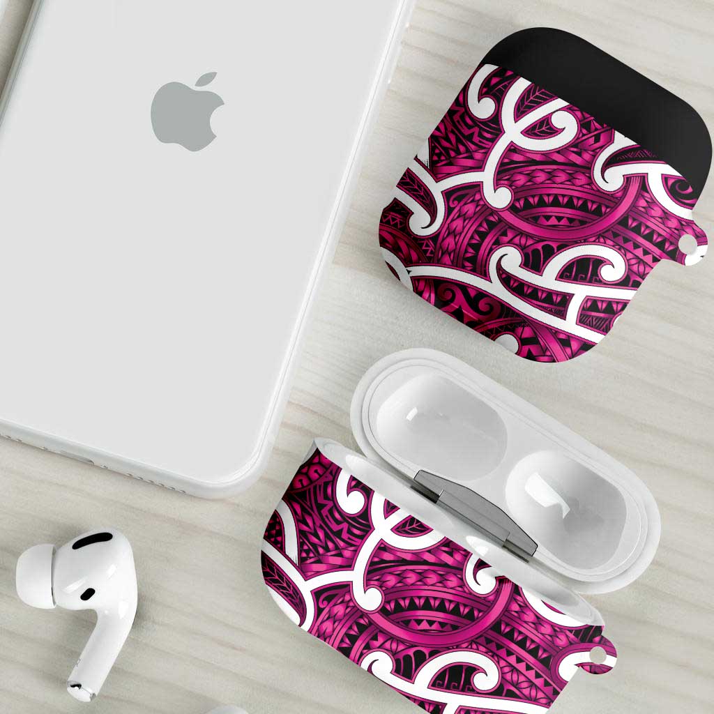 Aotearoa Maori Kowhaiwhai AirPods Case Mawhero Puhoro and Patiki