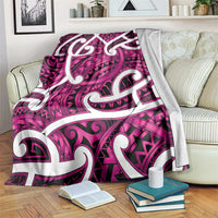 Aotearoa Maori Kowhaiwhai Blanket Mawhero Puhoro and Patiki
