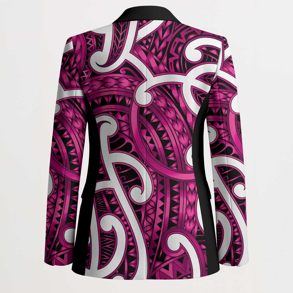 Aotearoa Maori Kowhaiwhai Blazer Mawhero Puhoro and Patiki