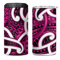 Aotearoa Maori Kowhaiwhai 4 in 1 Can Cooler Tumbler Mawhero Puhoro and Patiki
