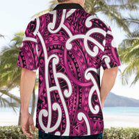 Aotearoa Maori Kowhaiwhai Hawaiian Shirt Mawhero Puhoro and Patiki