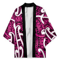 Aotearoa Maori Kowhaiwhai Kimono Mawhero Puhoro and Patiki