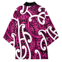 Aotearoa Maori Kowhaiwhai Kimono Mawhero Puhoro and Patiki