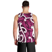 Aotearoa Maori Kowhaiwhai Men Tank Top Mawhero Puhoro and Patiki
