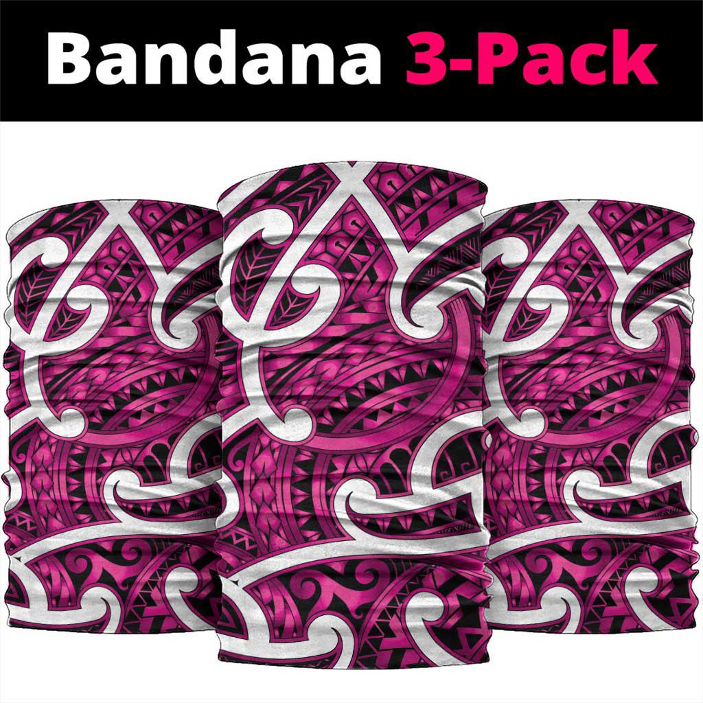 Aotearoa Maori Kowhaiwhai Neck Gaiter Mawhero Puhoro and Patiki