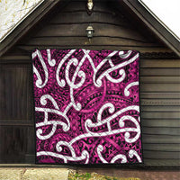 Aotearoa Maori Kowhaiwhai Quilt Mawhero Puhoro and Patiki