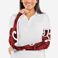 Aotearoa Maori Kowhaiwhai Arm Sleeves Whero Puhoro and Patiki