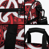 Aotearoa Maori Kowhaiwhai Duffle Bag Whero Puhoro and Patiki LT9 - Polynesian Pride