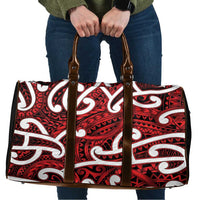 Aotearoa Maori Kowhaiwhai Travel Bag Whero Puhoro and Patiki
