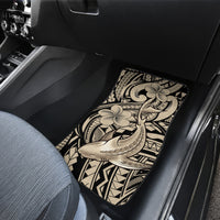 Polynesian Shark Tribal Tattoo Car Mats Beige Style