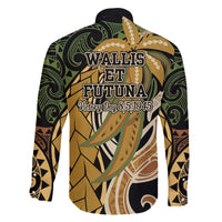 Wallis and Futuna Victory Day Family Matching Puletasi and Hawaiian Shirt Since 1945 with Polynesian Platinum Floral Tribal LT9 - Polynesian Pride