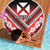 Personalised Wallis et Futuna Beach Blanket Hibiscus and Polynesian Tribal Tattoos