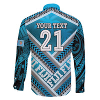 Custom Fiji Rugby Family Matching Puletasi and Hawaiian Shirt Fijian Warrior With Polynesian Tribal Tattoos LT9 - Polynesian Pride