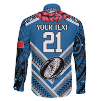 Custom Manuma Samoa Rugby Family Matching Summer Maxi Dress and Hawaiian Shirt Ula fala Samoan Siva Tau Tribal LT9 - Polynesian Pride