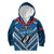 Custom Manuma Samoa Rugby Kid Hoodie Ula fala Samoan Siva Tau Tribal